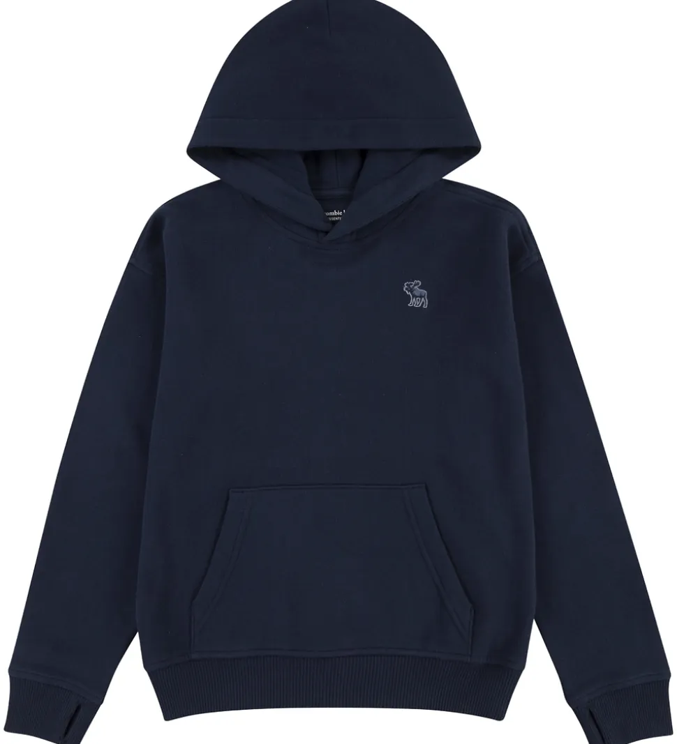 Abercrombie & Fitch Hættetrøje - Navy Blazer