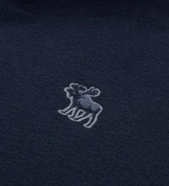 Abercrombie & Fitch Hættetrøje - Navy Blazer