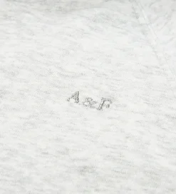 Abercrombie & Fitch Hættetrøje - Lysegråmeleret