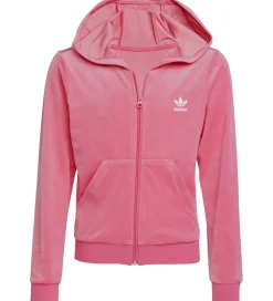 adidas Originals Cardigan - Velour - Pink Fusion/Hvid