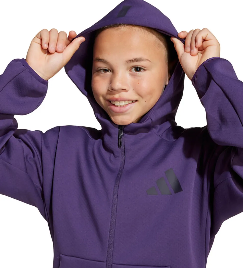 adidas Performance Cardigan - J Z.N.E.FZ - Aurplu/Aurbla