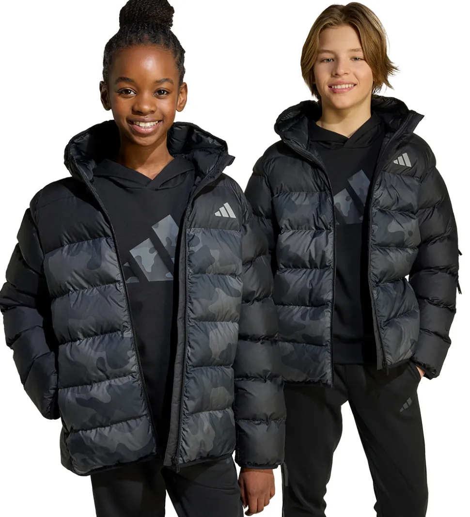 adidas Performance Dynejakke - J SD AOP - Sort