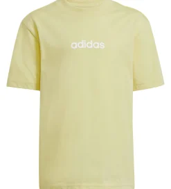 adidas Performance Sæt - T-shirt/Sweatshorts - Powder Yellow/Hvi
