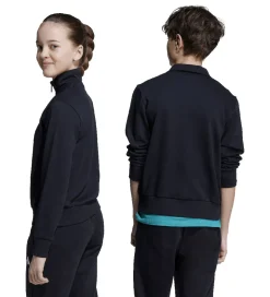 adidas Performance Sweatshirt - J SL FT HZ 220 - Sort/Hvid