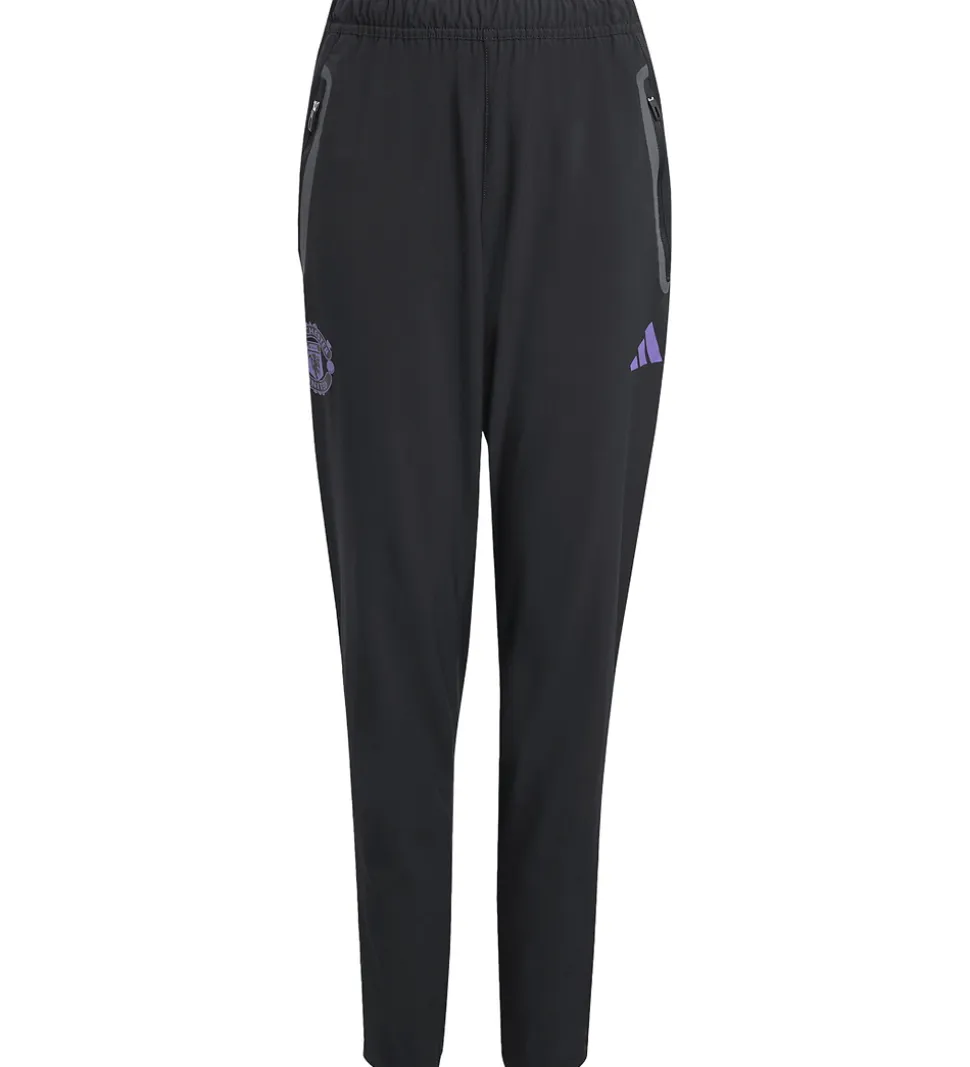 adidas Performance Træningsbukser - MUFC C VT P Y - Sort/Purrus