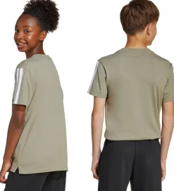 adidas Performance T-Shirt - J 3S TIB T - SILPEB/METGRY/GRESIX