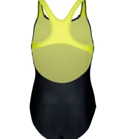 Arena Badedragt - Dim Light - Sort/Artic Lime