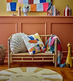 Bloomingville Gulvtæppe - 110 cm - Sun - Uld - Gul