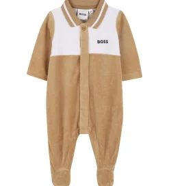 BOSS Gaveæske - Natdragt - Velour - Cookie/Hvid