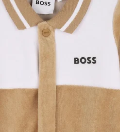 BOSS Gaveæske - Natdragt - Velour - Cookie/Hvid