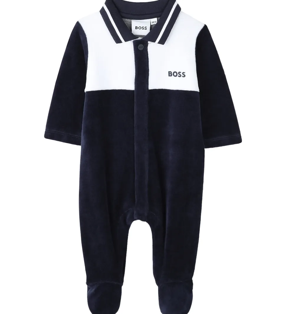 BOSS Gaveæske - Natdragt - Velour - Hvid/Navy
