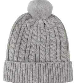 BOSS Hue - Strik - Gråmeleret m. Kvast