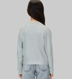 Calvin Klein Cardigan - Strik - Coated - Sølv