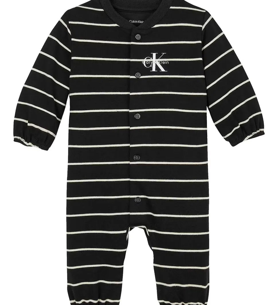 Calvin Klein Heldragt - Sweat - Monogram - Ck Black/Whitecap Gra