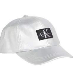 Calvin Klein Kasket - Sølv m. Logo
