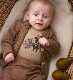 CeLaVi Cardigan - Uld - Cocoa Creme