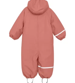 CeLaVi Regndragt m. Vattering - PU - Brick Dust