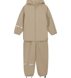 CeLaVi Regntøj m. Seler - PU - White Pepper