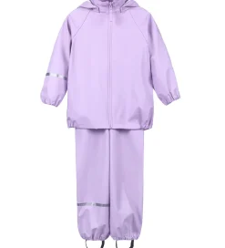 CeLaVi Regntøj m. Seler - Recycled PU - Purple Rose