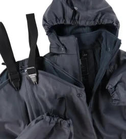 CeLaVi Regntøj m. Seler/Fleece - Recycle PU - Dark Navy