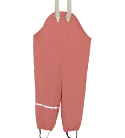 CeLaVi Regntøj m. Seler/Fleece - Recycle PU - Brick Dust