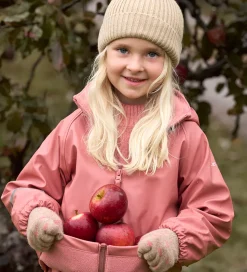 CeLaVi Regntøj m. Seler/Fleece - Recycle PU - Brick Dust