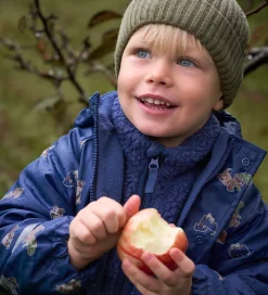 CeLaVi Regntøj m. Seler/Fleece - Recycle PU - Oceania m. Print