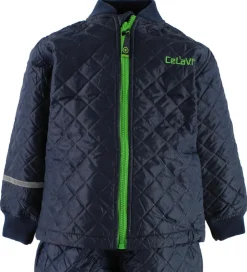 CeLaVi Termotøj - Navy m. Grøn