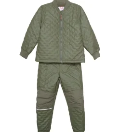 CeLaVi Termotøj m. Fleece - Coated - Army