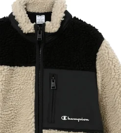 Champion Fleecejakke - Neutral Chino Beige m. Sort