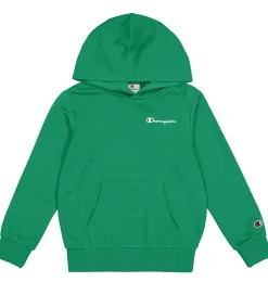 Champion Hættetrøje - Grøn m. Logo