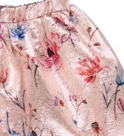 Christina Rohde Nederdel - Rosa Glitter m. Blomster