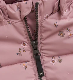 Color Kids Dynejakke - Woodrose m. Blomster