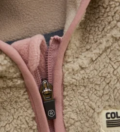 Color Kids Fleecejakke - Baby Teddy - Woodrose