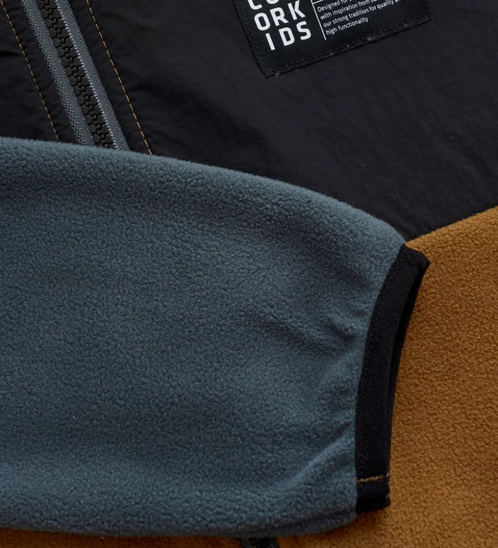 Color Kids Fleecejakke - Nuthatch