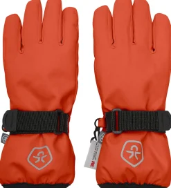 Color Kids Handsker - Tangerine Tango