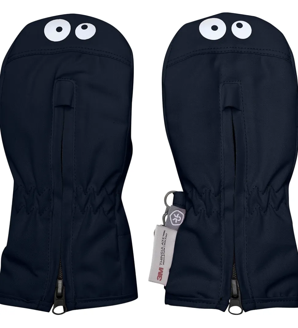 Color Kids Luffer m. Lynlås - Total Eclipse m. Øjne