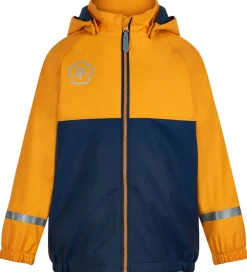 Color Kids Regntøj m. Seler/Fleece - PU - Cadmium Yellow/Navy