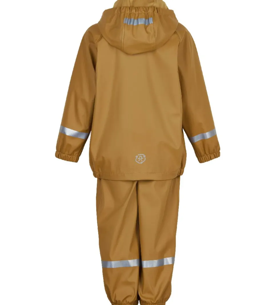 Color Kids Regntøj m. Seler - PU - Chai Tea