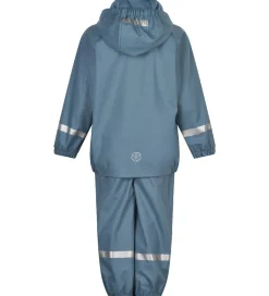 Color Kids Regntøj m. Seler - PU - Captain's Blue