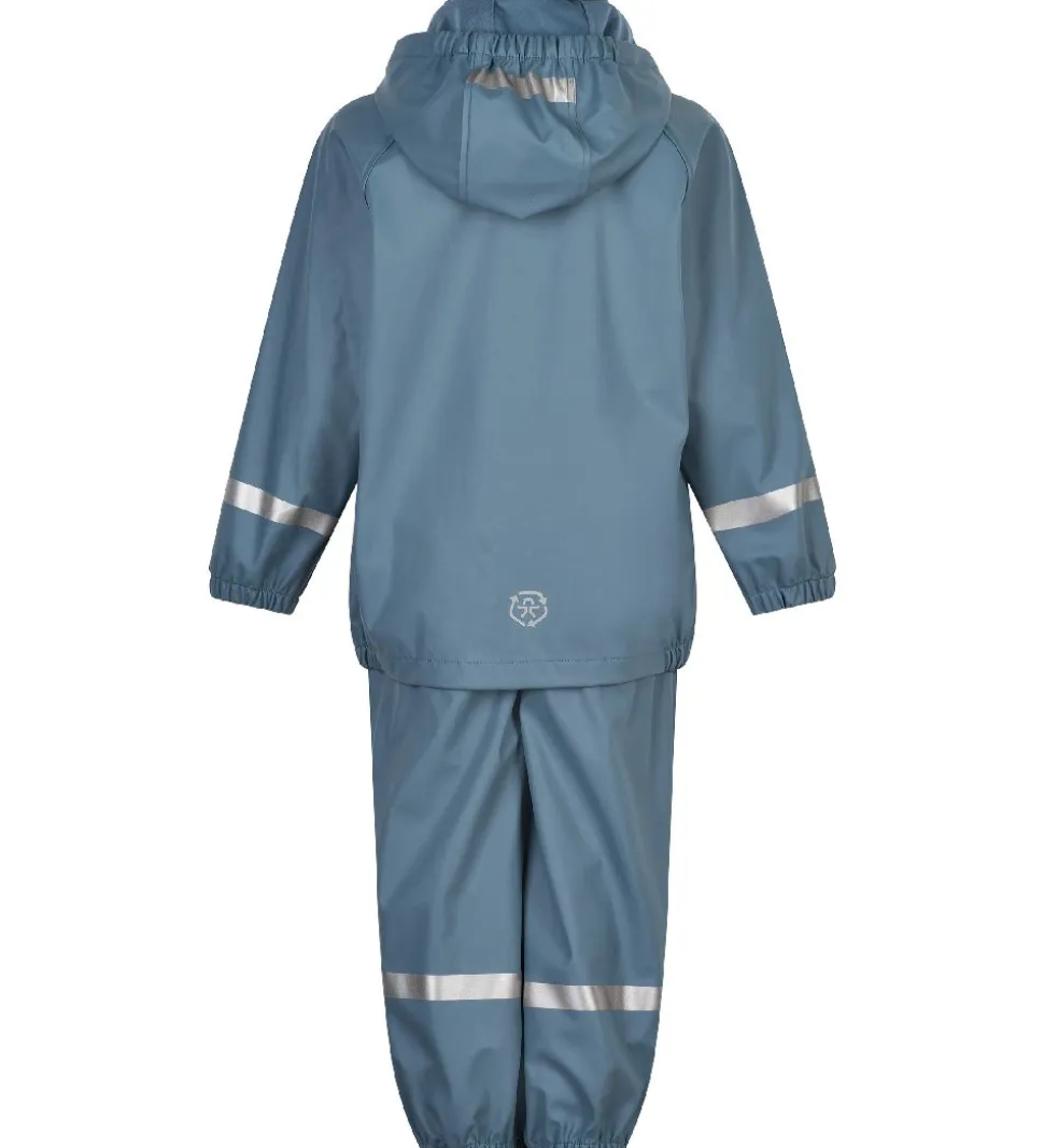 Color Kids Regntøj m. Seler - PU - Captain's Blue