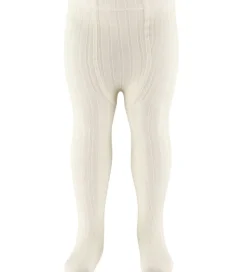 Condor Strømpebukser - Rib - Uld - Beige