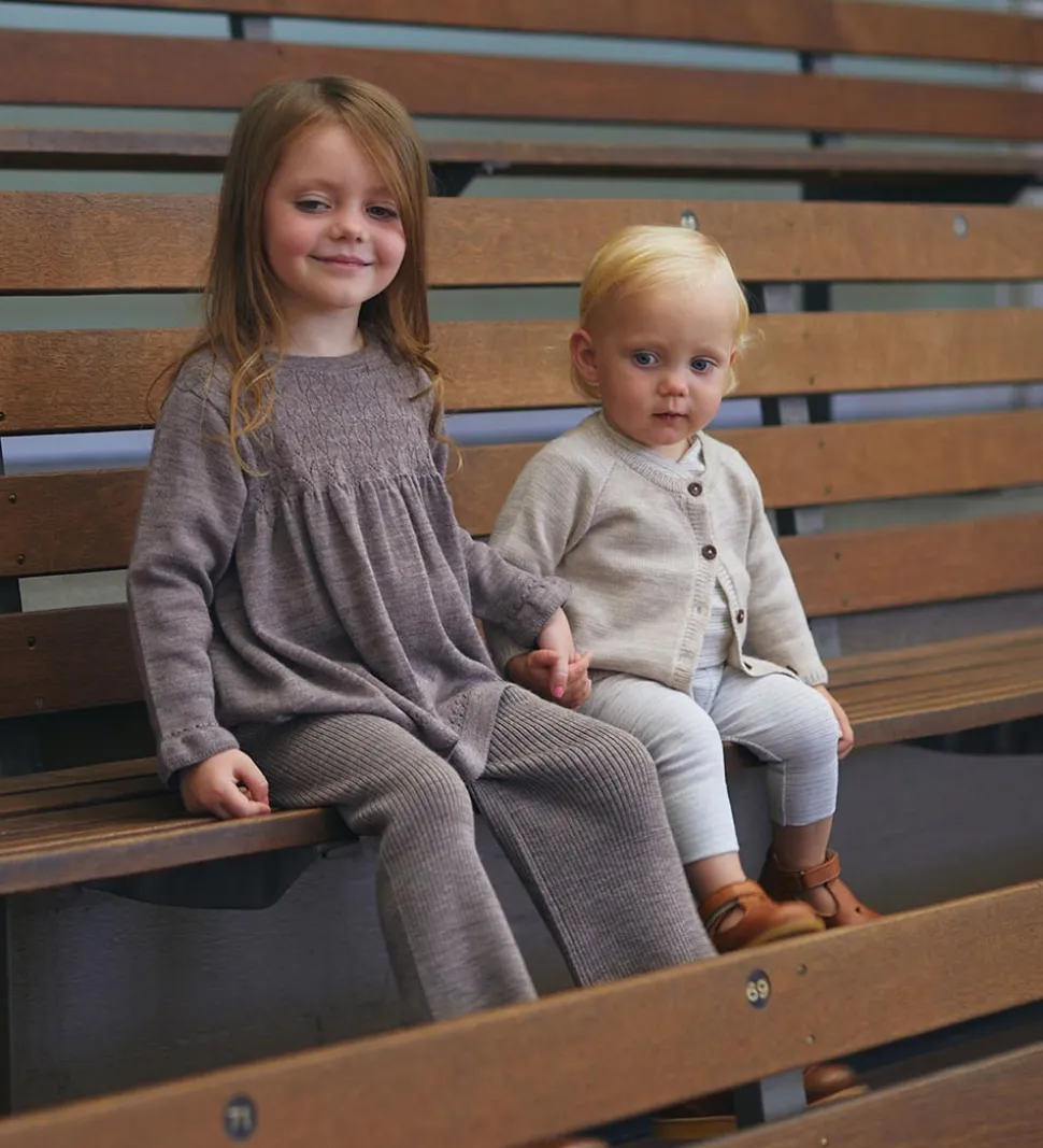 Copenhagen Colors Cardigan - Uld - Pale Cream Melange