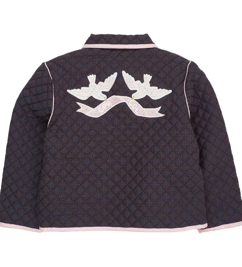 Copenhagen Colors Jakke - Quiltet - Brown/Blue Check