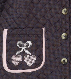 Copenhagen Colors Jakke - Quiltet - Brown/Blue Check