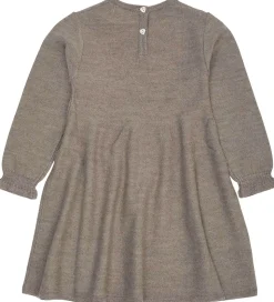 Copenhagen Colors Kjole - Strik - Uld - Neutral Mel.