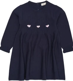 Copenhagen Colors Kjole - Uld - Strik - Merino Heats - Navy