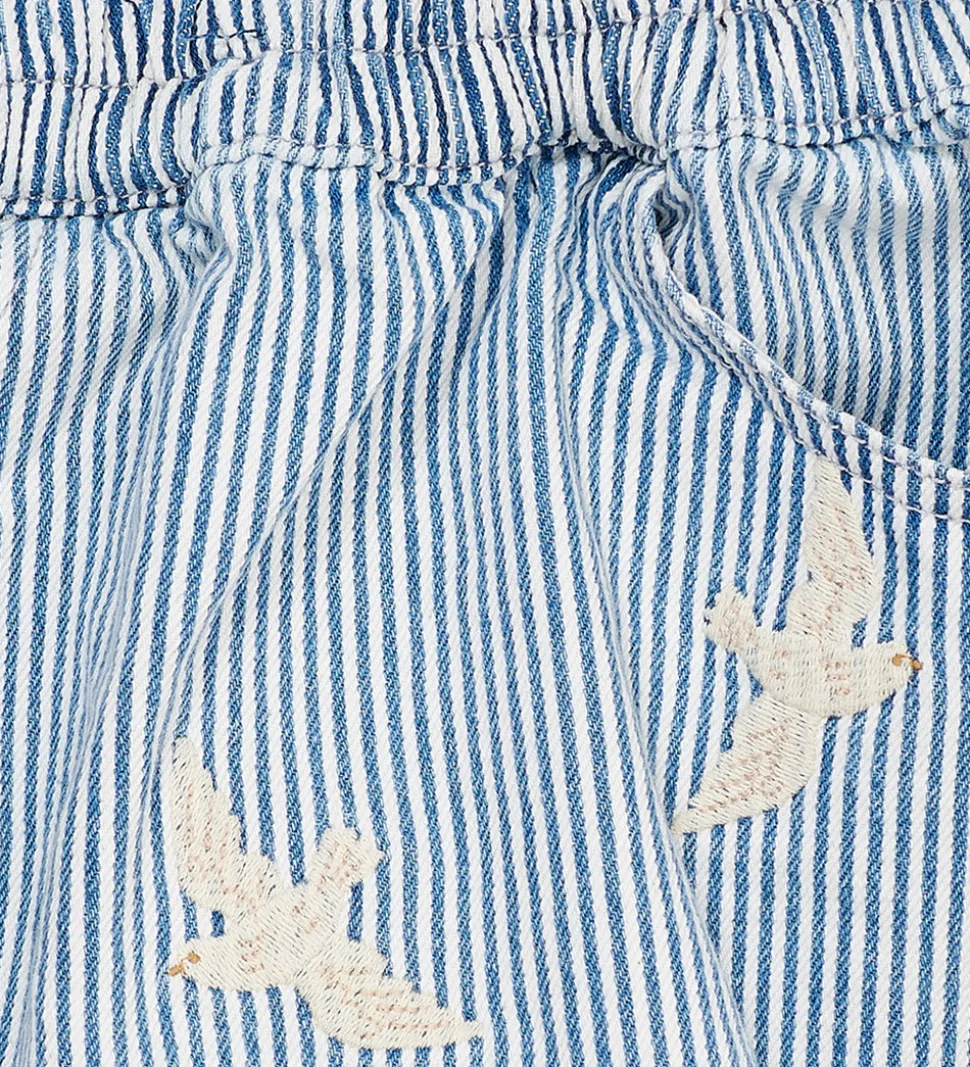 Copenhagen Colors Nederdel - Denim Blue Stripe