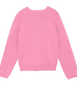 Creamie Cardigan - Strik - Pointelle - Rosebloom