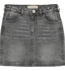 Creamie Nederdel - Light Grey Denim